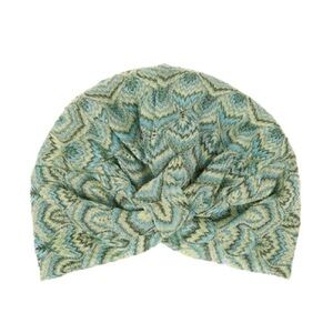 Missoni Metallic Crochet-Knit Turban